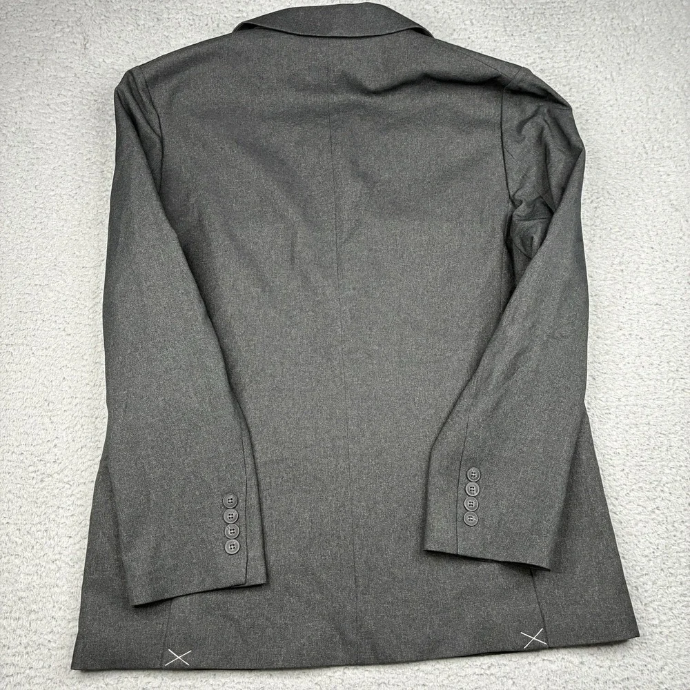 Bluffworks Gramercy Travel Blazer Mens 42R Gray Classic Fit Sport Coat BW310